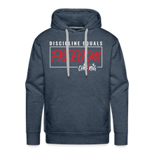 Load image into Gallery viewer, CHRSTRNG Men’s Premium Hoodie - heather denim