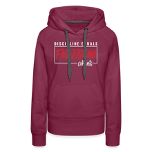 Load image into Gallery viewer, CHRSTRNG Women’s Premium Hoodie - burgundy