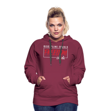 Load image into Gallery viewer, CHRSTRNG Women’s Premium Hoodie - burgundy