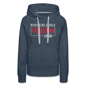 CHRSTRNG Women’s Premium Hoodie - heather denim