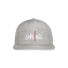 Load image into Gallery viewer, CHRSTRNG Snapback Baseball Cap - heather gray